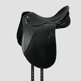 a side view of the passier optimum dressage saddle