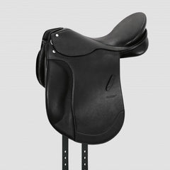 a sideview of the Passier dressage saddle corona II