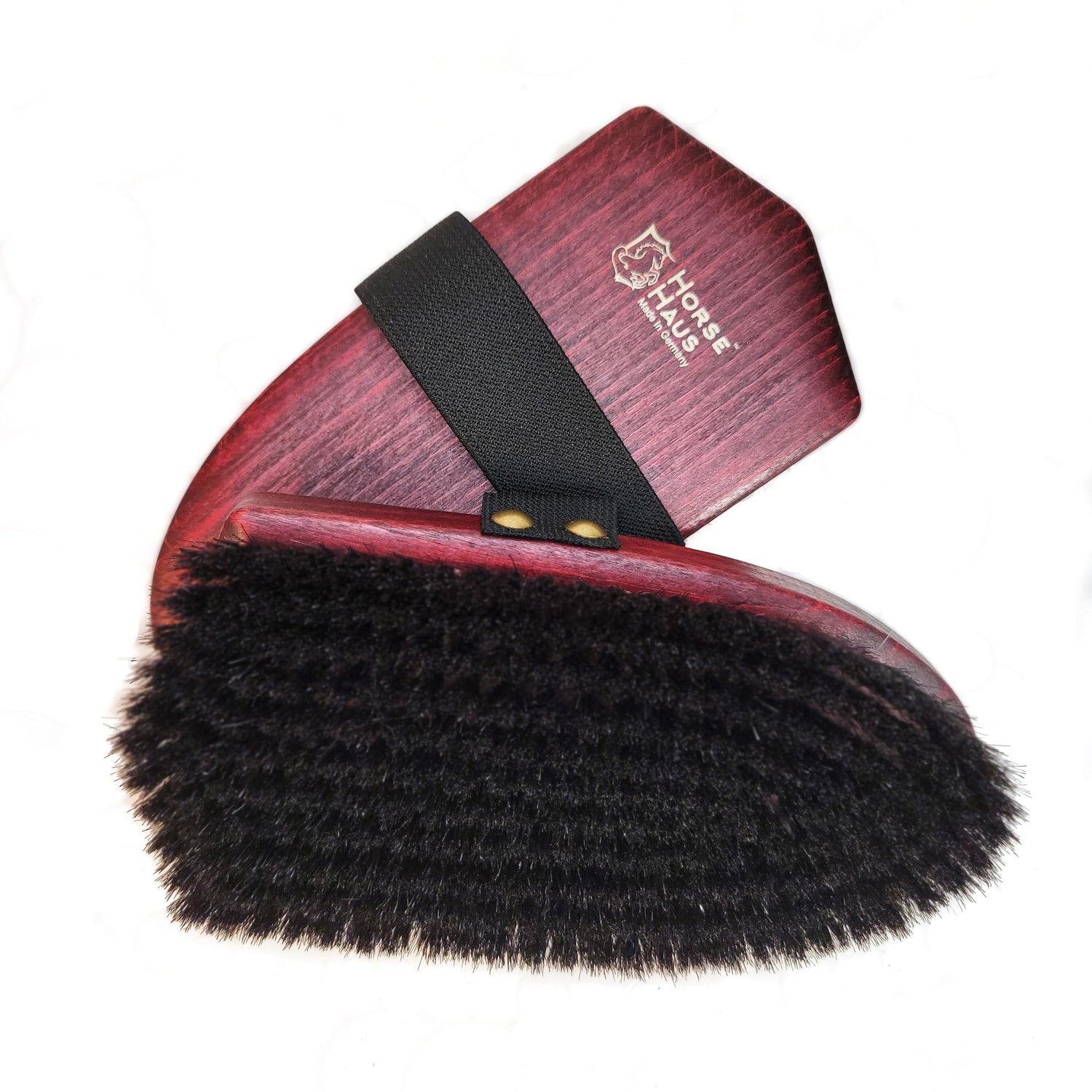 german horse grooming brush maxipin by horsehaus