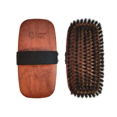 stiff horse brush with brass bristles