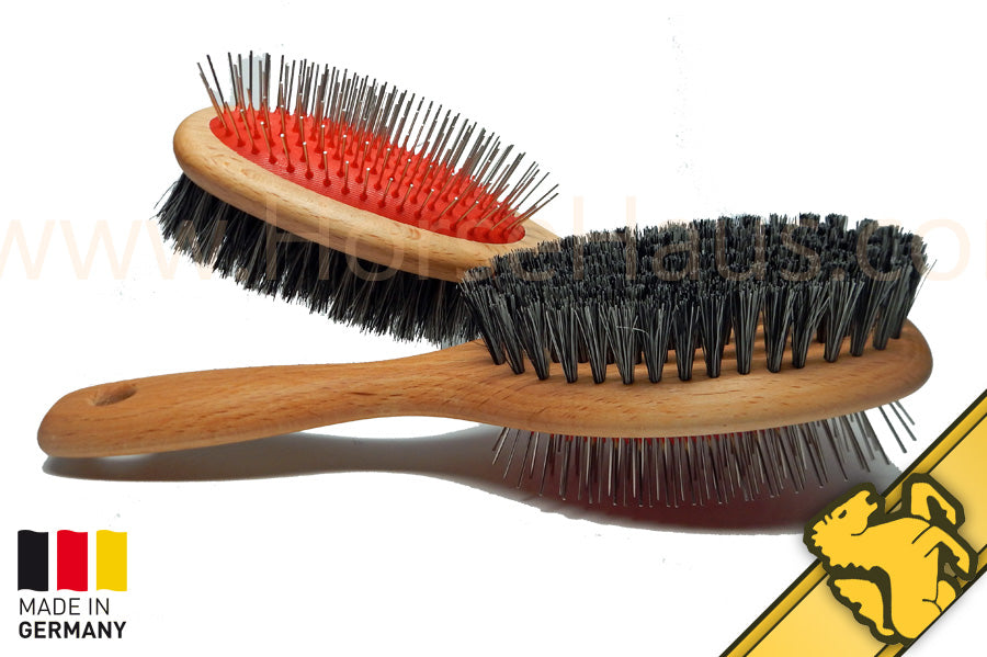 Mars Professional Superior Double Sided Mane and Tail Horse Brush, 1 High  Quality Stainless Steel Pins, Nylon Bristles on Reverse Side